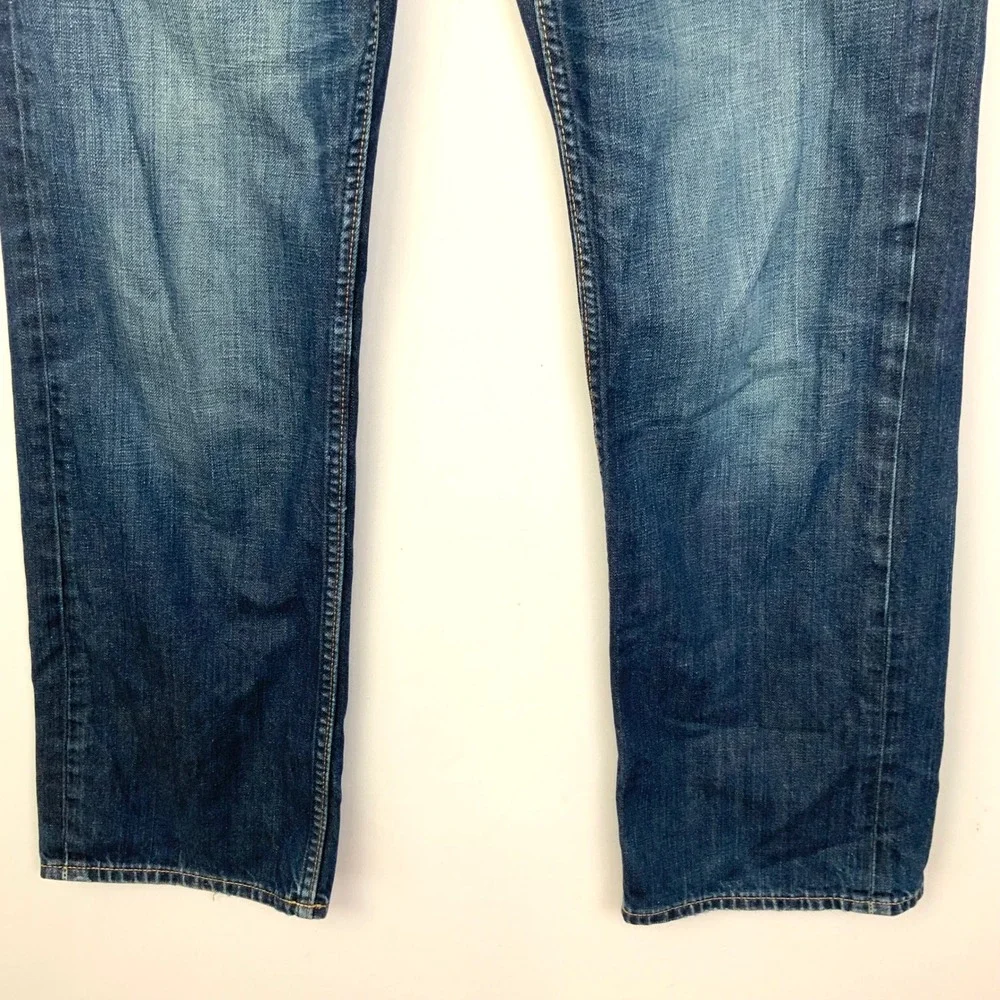 Banana Republic Men's Sz 32x32 Straight Leg Blue Jeans 100% Cotton Casual